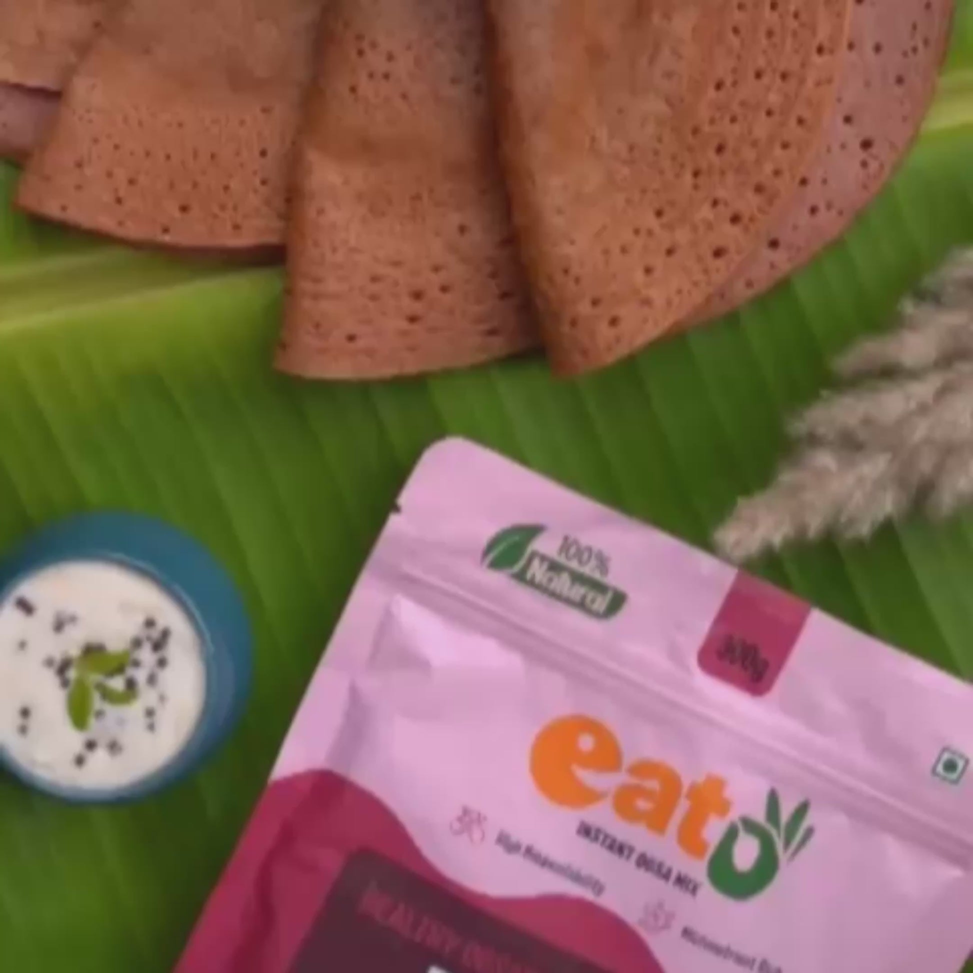Eat5 Instant Beetroot Multigrain Dosa Mix (300g) | Healthy & Ready-to-Cook South Indian Breakfast | Rich in Protein, Fibre & Micronutrients | 100% Natural, No Maida, No Preservatives | Makes 10–12 Nutritious Dosas