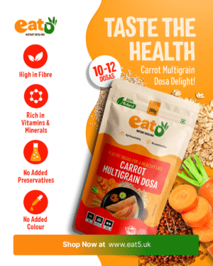 Carrot Multigrain Dosa