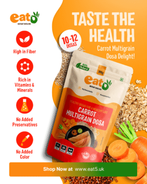 Carrot Multigrain Dosa