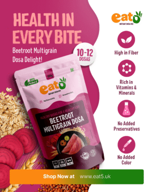 Beetroot Multigrain Dosa